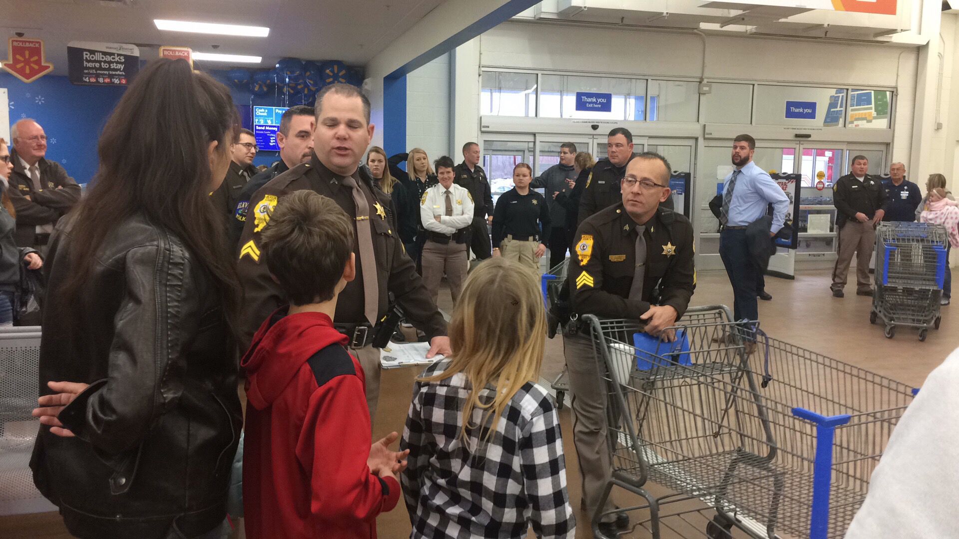 "Shop With A Hero" program